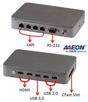 BOXER-6404: Box PC Embedded Ultra-compatto con 4 porte LAN