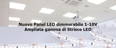 Scopri il nuovo Panel LED dimmerabile 1-10V 