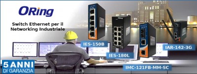 Switch - Router Ethernet Oring per applicazioni industriali