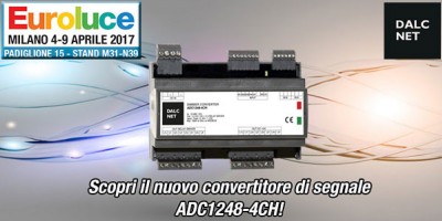 Nuovo convertitore di segnale Dalcnet ADC1248-4CH