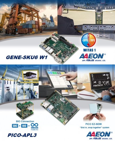 Scopri le nuove Embedded Boards di AAEON