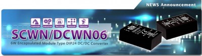 Nuove serie DC/DC Converter Meanwell a 6W