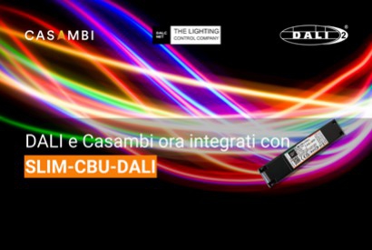 SLIM-CBU-DALI: integrare la tecnologia DALI e Casambi con un solo prodotto