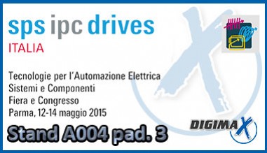 Digimax alla fiera SPS di Parma 2015: stand A004 padiglione 3!
